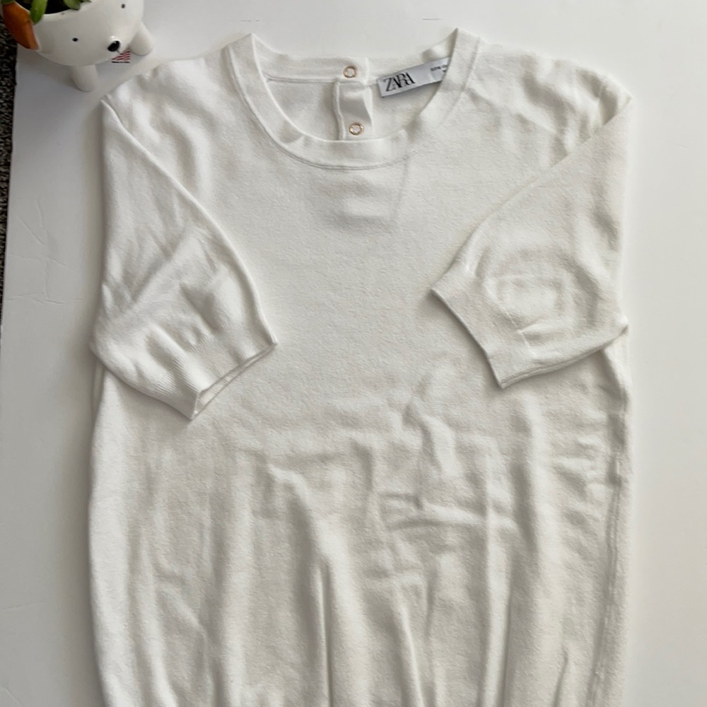 Women short sleeve sweater top